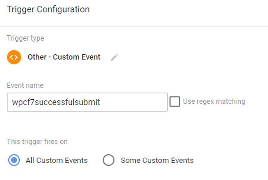 Cài đặt chuyển đổi sự kiện contact form 7 cho google adwords & google analytics bằng tag manager