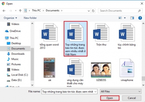 Hướng dẫn cách mở File Word, Excel nghi ngờ bị nhiễm Virus
