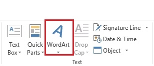 Word2013でWordArtを使用してワードアートをすばやく作成する