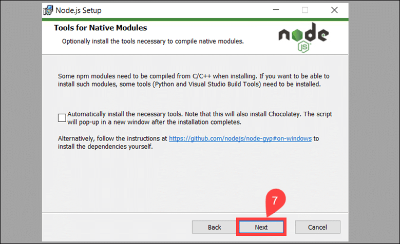 Installieren Sie NodeJS in einer Windows-Umgebung