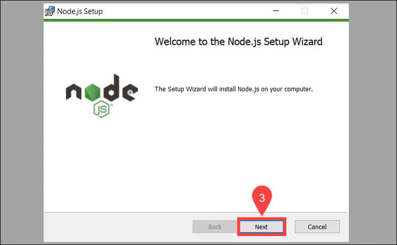 Windows環境にNodeJSをインストールする